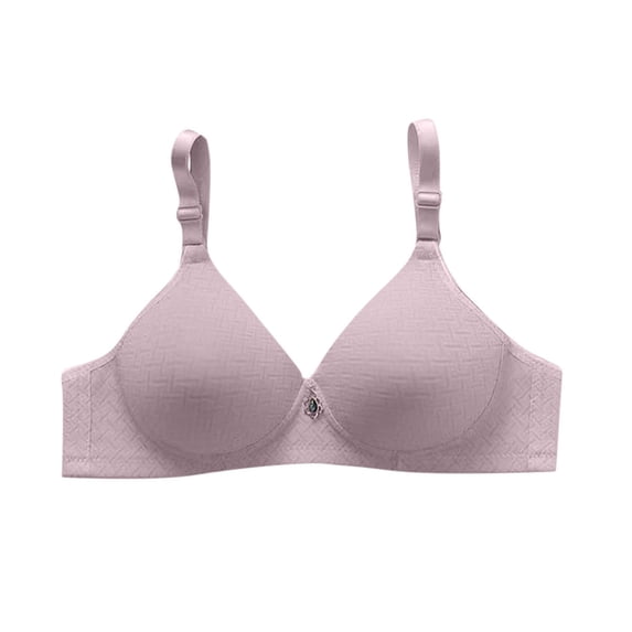 XUNKUSGA Bras for Women Solid Color Deep V Neck Women Bras Padded Underwire Supportive Push Up Bralettes for Women Seamless Thin-Strap T Shirt Brasieres Multiway 2 Cups Up