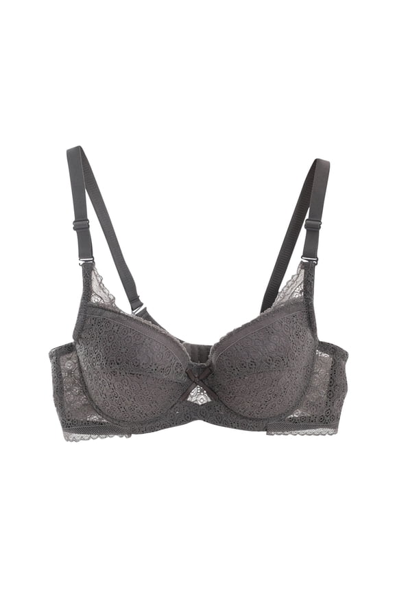 Bras for Women Bow Tie Push Up Underwire Adjustable Straps Lace Bra Comfortable Minimizer Bralettes for Women