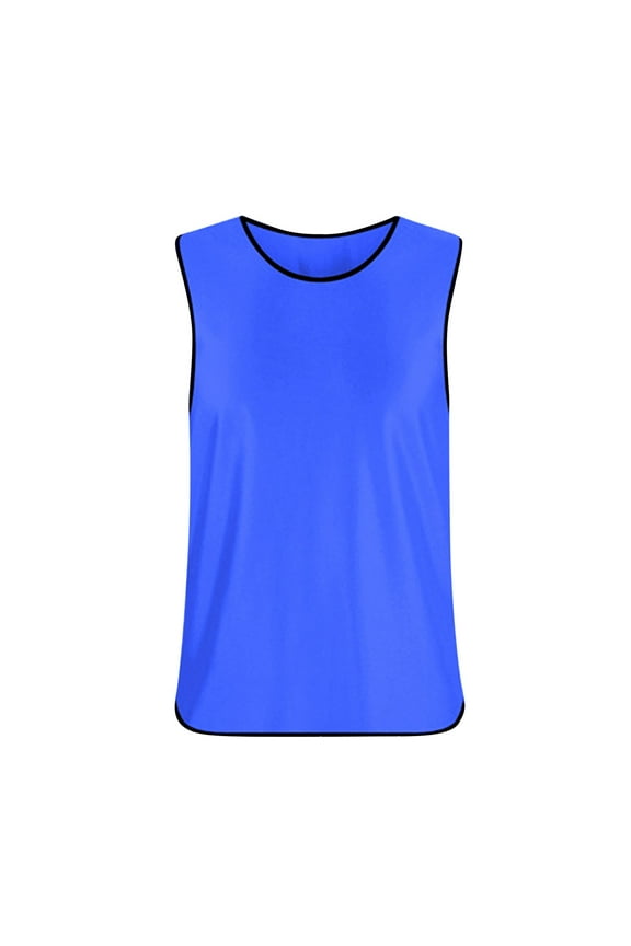 Children's Pinnies Scrimmage Vests Summer Camp Practice Basic Shirt Top Child Youth Teen Kids Vest Sports Tank Top