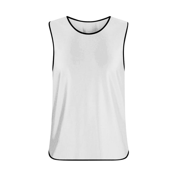 XUNKUSGA Children's Pinnies Scrimmage Vests Summer Camp Practice Basic Shirt Top Child Youth Teen Kids Vest Sports Tank Top