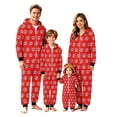 thumbnail image 1 of XUNKUSGA Christmas Pajamas for Family Classic Print Hooded Fleece Zip Up Jumpsuit Pjs Soft Skin Friendly Long Sleeve Family Matching Christmas Onesie Pajamas Holiday Loungewear, 1 of 8