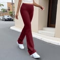 thumbnail image 1 of XUNKUSGA Flare Leggings for Women High Waist Comfy Stretch Yoga Pants Women Rise Fold Over Pants for Women Fashion Tummy Control Women's Pants S-2XL, 1 of 8