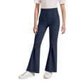 thumbnail image 1 of XUNKUSGA Girls Pants 4-15 Years Stretchy Bell Bottoms Pants for Girls Elastic Mid-Rise Waist Girls Leggings Solid Color Casual Comfortable Flare Pants, 1 of 8