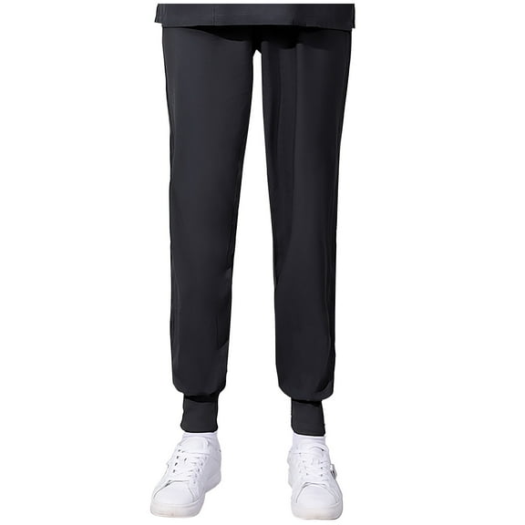 XUNKUSGA Joggers for Women Solid Color Sweatpants with Pockets Running Lightweight GYM Cuffed Pants for Workout,Yoga,Jogging