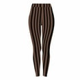 thumbnail image 1 of XUNKUSGA Leggings for Women Fashion Vertical Striped Footless Tights for Women Regular Full Length Stretch Pants for Women Elastic High Waist Leggings Yoga Pants S-3XL, 1 of 9