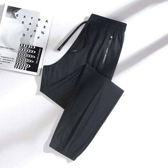 XUNKUSGA Pants for Women Stretch Straight Leg Track Cuff Womens Joggers Plus Size Drawstring Flexipants With Pockets for Yoga Workout Womens Joggers With Pockets Zipper S-5XL