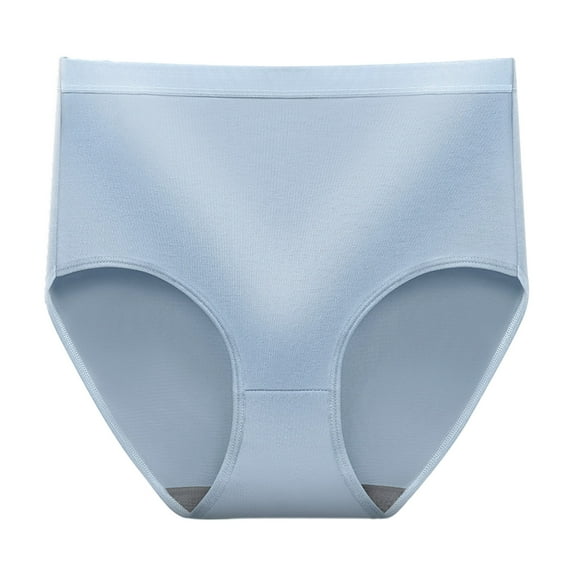 XUNKUSGA Period Underwear Solid Color High Waisted Stretch Fabric Cotton Panties for Women Comfortable Full Coverage Ladies Underwear Panties M-2XL