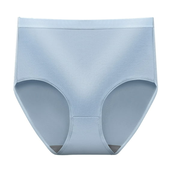 XUNKUSGA Period Underwear Solid Color High Waisted Stretch Fabric Cotton Panties for Women Comfortable Full Coverage Ladies Underwear Panties M-2XL