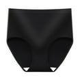 thumbnail image 1 of XUNKUSGA Period Underwear Solid Color High Waisted Stretch Fabric Cotton Panties for Women Comfortable Full Coverage Ladies Underwear Panties M-2XL, 1 of 5