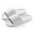 thumbnail image 1 of XUNKUSGA Pillow Sandals for Women And Men Classic Soild Color Shower Sandals Anti Slip Lightweight House Sandals for Men Soft Comfortable Women's Sandals for All Seasons Gray, 1 of 4