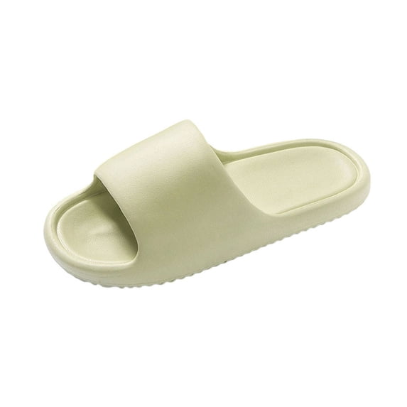 XUNKUSGA Pillow Sandals for Women And Men Classic Soild Color Shower Sandals Anti Slip Lightweight House Sandals for Men Soft Comfortable Women's Sandals for All Seasons Green