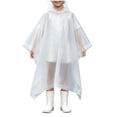 thumbnail image 1 of XUNKUSGA Reusable Rain Ponchos for Kids Classic Solid Color lightweight Waterproof Raincoats with Hood Drawstring Thickened Foldable Ponchos for Boys Girls, 1 of 8