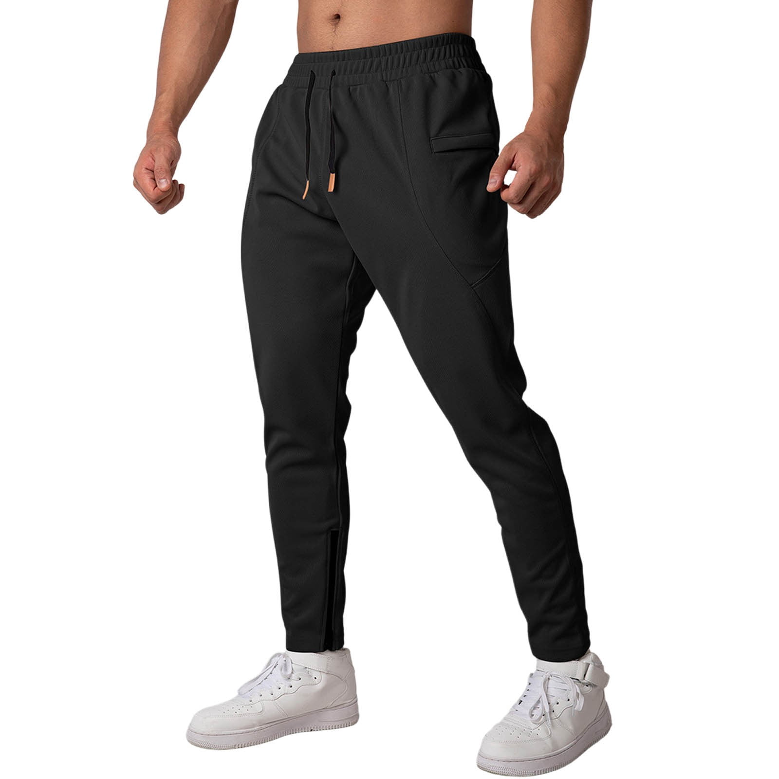 ゆ*ず様 Q’n Sweatpants Free size XUNKUSGA Sweatpants for Men High Stretchy Slim Fit Mens Joggers