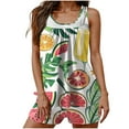 thumbnail image 1 of XUNKUSGA Tankinis Swimwear for Women Fashion Floral Women's Conservative Tankini Swimsuit Two-Piece Tank Top Swimwear with Boyshorts Set for Vacations Swimming Spa Beachwear S-2XL, 1 of 6