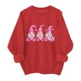 thumbnail image 1 of ValentineDay Sweatshirt for Classic Love Heart Pullover Tops Casual Crewneck Long Sleeve s Sweatshirt Loose Cotton Valentine Shirts for S-2XL Red, 1 of 5