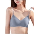 thumbnail image 1 of XUNKUSGA Wireless Bras Full Coverage Supportive Women's Bras Spaghetti Double Strap Minimizer Bra Smooth Comfort T-Shirt Sleep Bras M-XL, 1 of 5