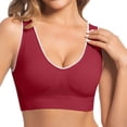 thumbnail image 1 of XUNKUSGA Womens Bras No Underwire Slight Lift Up Bralettes for Women Comfortable Air Sports Bra Lightweight Stretchy Womens Bralettes with Removable Pads S-5XL, 1 of 3