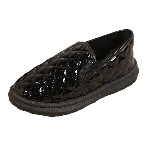XUNKUSGA Womens Shoes Comfort Leather Women's Shoes Comfort Casual Fall Shoes for Women 2025 Non Slip Waterproof Women's Shoes Winter Lined Snow Boots Black