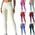 thumbnail image 1 of XUNKUSGA Yoga Pants Women No Front Seam Leggings for Women High Waisted Tummy Control Women's Pants Buttery Soft Stretchy Pants for Women for Running & Fitness S-2XL Purple, 1 of 4