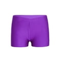 thumbnail image 1 of XUNZOO Kid Girls Gymnastic Shorts Ballet Dance Shorts Athletic Elastic Breathable Bottoms Purple 8, 1 of 5