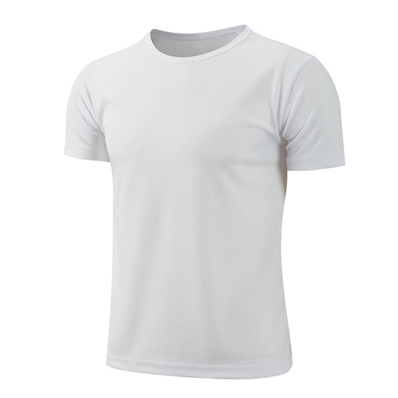 XUNZOO Kids Boys Sport Athletic T Shirt Short Sleeve Running Shirts Golf Tennis Tee Tops Breathable White 110