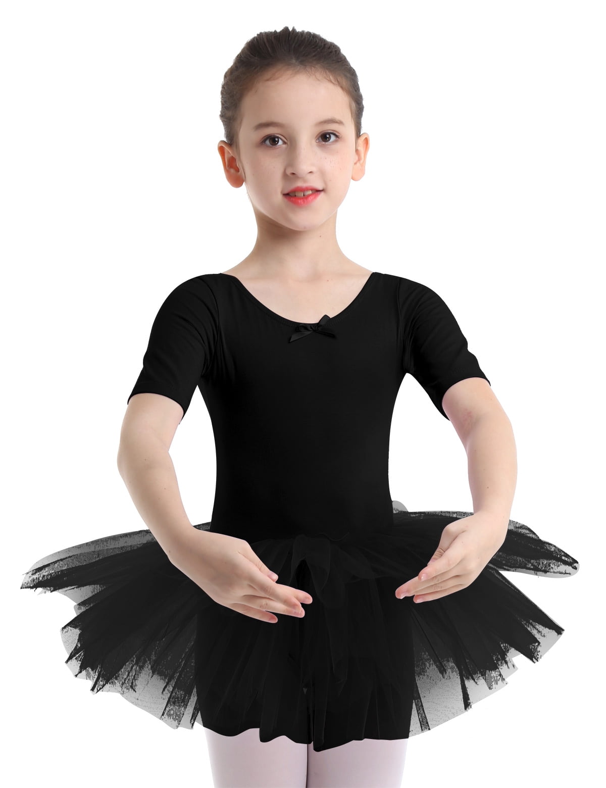MOLLDAN Girls Ballet Leotards With Criss Cross Back - View #3