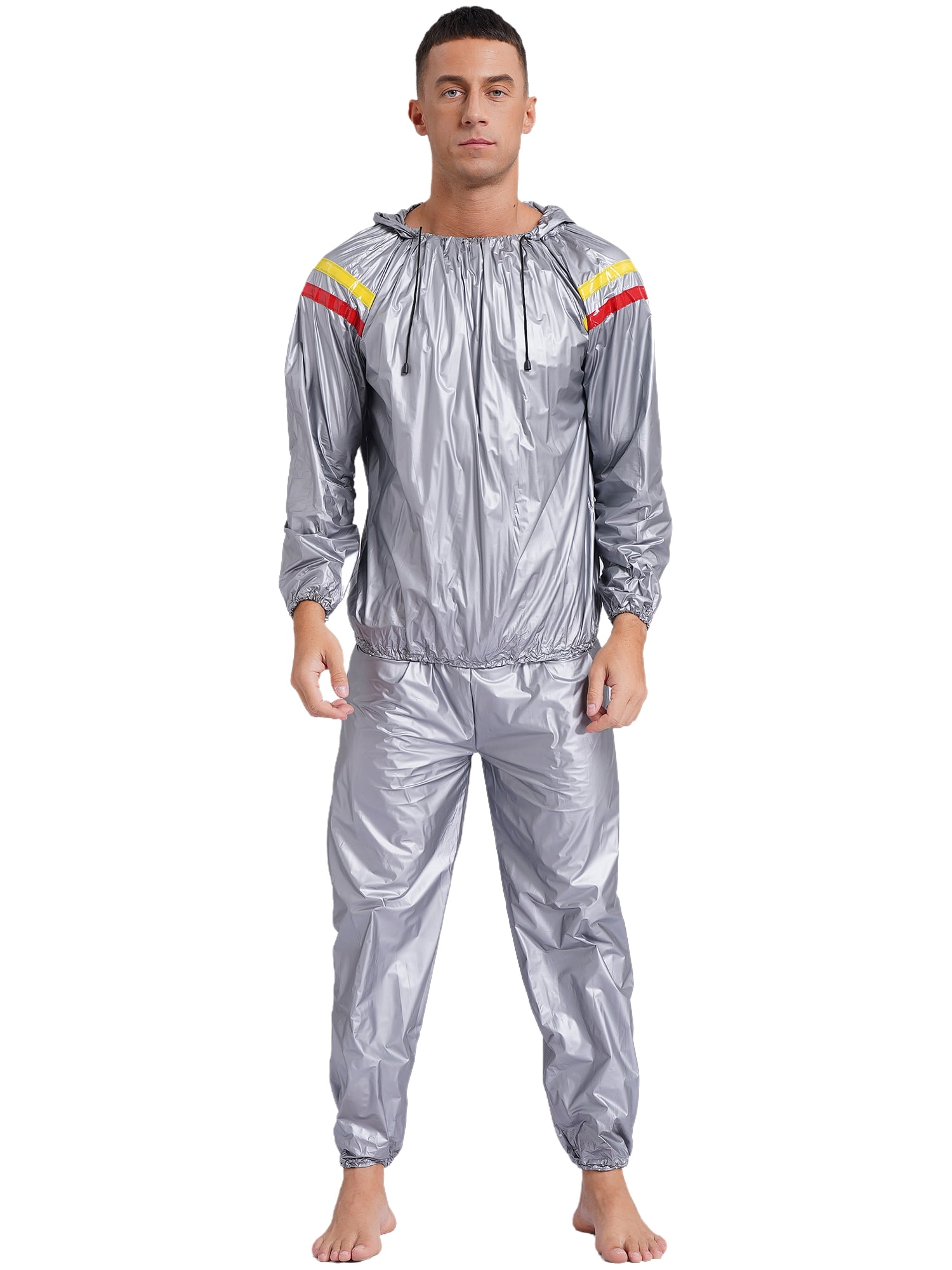 XUNZOO Men's Weight Loss Sweating Suit Tracksuit Gym Workout Water