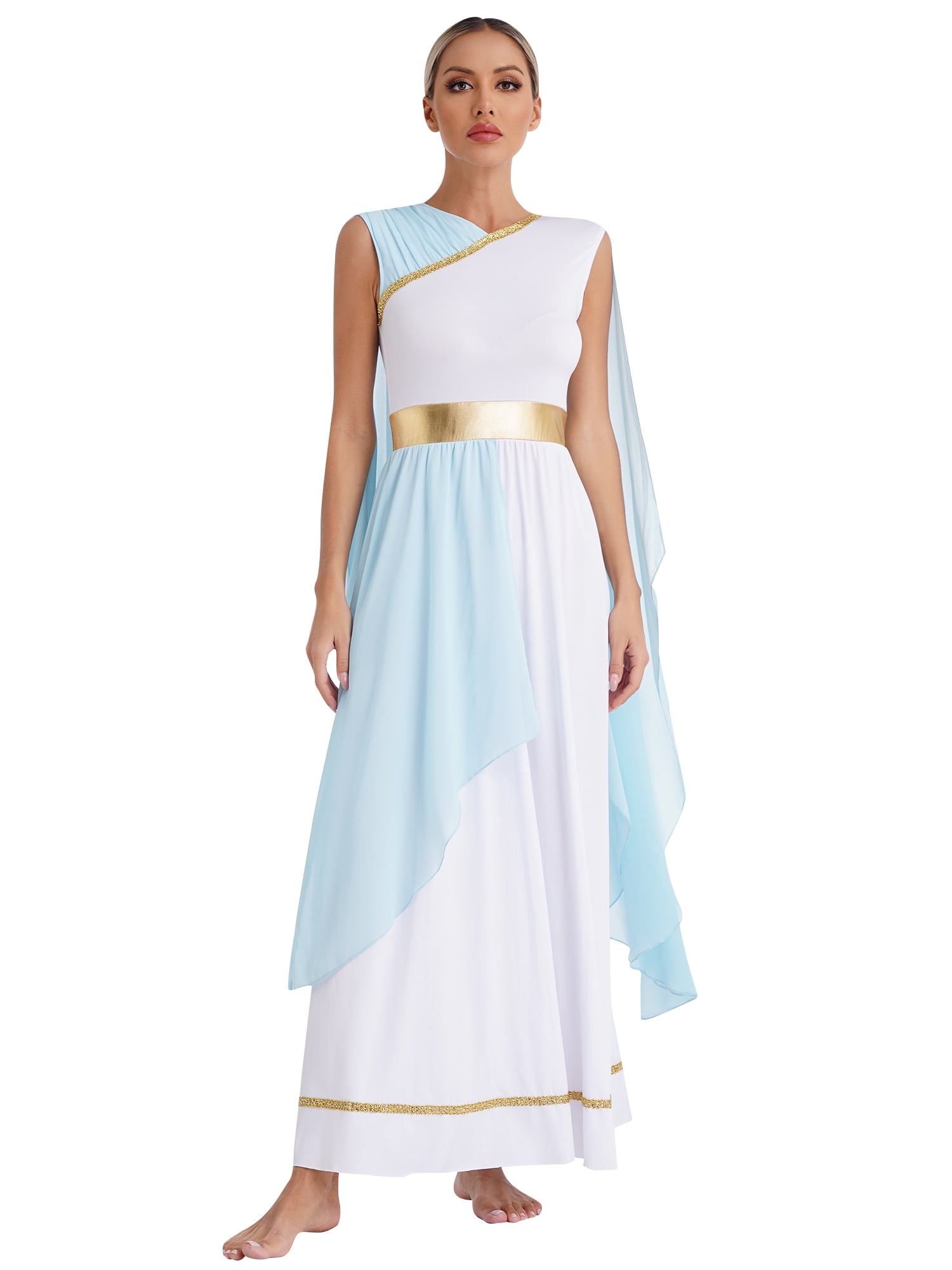 blue greek goddess dress Amazon.com: Forum Greek Goddess Costume, Blue/White, Standard : Clothing,  Shoes & Jewelry