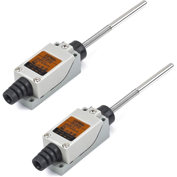 XURUI XZ-8168 Compact Limit Switch, Spring Rod Actuator, 5A 250VAC