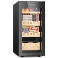 thumbnail image 1 of XUTUMM 85L Electric Cigar Humidor,700 Counts Large Capacity,Intelligent Temperature & Humidity Control & Spanish Cedar Wood, 1 of 7