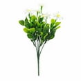 thumbnail image 1 of XUYAN 2 Bundles Artificial Daisies Plastic Flowers Outdoor Artificial Plants for Window Box Garden Planter Wedding Bridle Bouquet Indoor Outdoor Home Garden Kitchen Office Table Vase Christmas Decor, 1 of 8