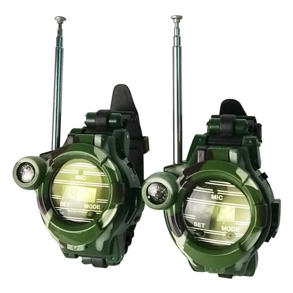 XUYAN 2pcs Watch Walkie Talkies for Kids Two-Way Long Range Watch Transceiver, Birthday Gift for 3-12 Year Old Girl, Boy and Family for Outdoor, Camping, Hiking