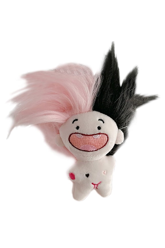 5.91" Cute Twelve Zodiac Signs Funny Toothless Doll Keychain Not Does It Have A Cute and Interesting Appearance You Can Also Design The Doll's Hairstyle According To Your Preference