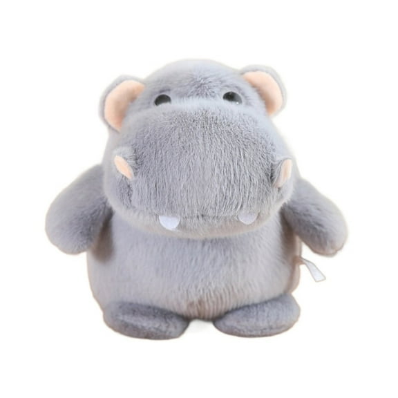 XUYAN 9â Baby Oh So Snuggly Hippo Large Plush Stuffed Animal for Babies and Teal for Animal Themed Parties Student Award Christmas Birthdays Valentines Easter Gifts