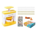 thumbnail image 1 of XUYAN Badge Machine Kids Pin Machine DIY Badge Making Machine Pin Maker Machine Round Button Badge Maker Badge Pressing Machine with 48Pcs Button Parts and Stickers for DIY Gifts, 1 of 9