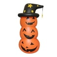 thumbnail image 1 of XUYAN Halloween Inflatable Pumpkinï¼Halloween Inflatable Outdoor Decorationã Halloween Inflatables Giant Lighted Halloween Pumpkin Windproof Inflatable Pumpkin for House Outdoor, 1 of 2