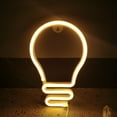 thumbnail image 1 of XUYAN Light Bulb Neon Sign LED Neon Lights USB Battery Powered Wall Light Bulb Strip Steady Brightness Colorful Neon Led Light for Kid's Room Bedroom Wall Decoration, 1 of 4