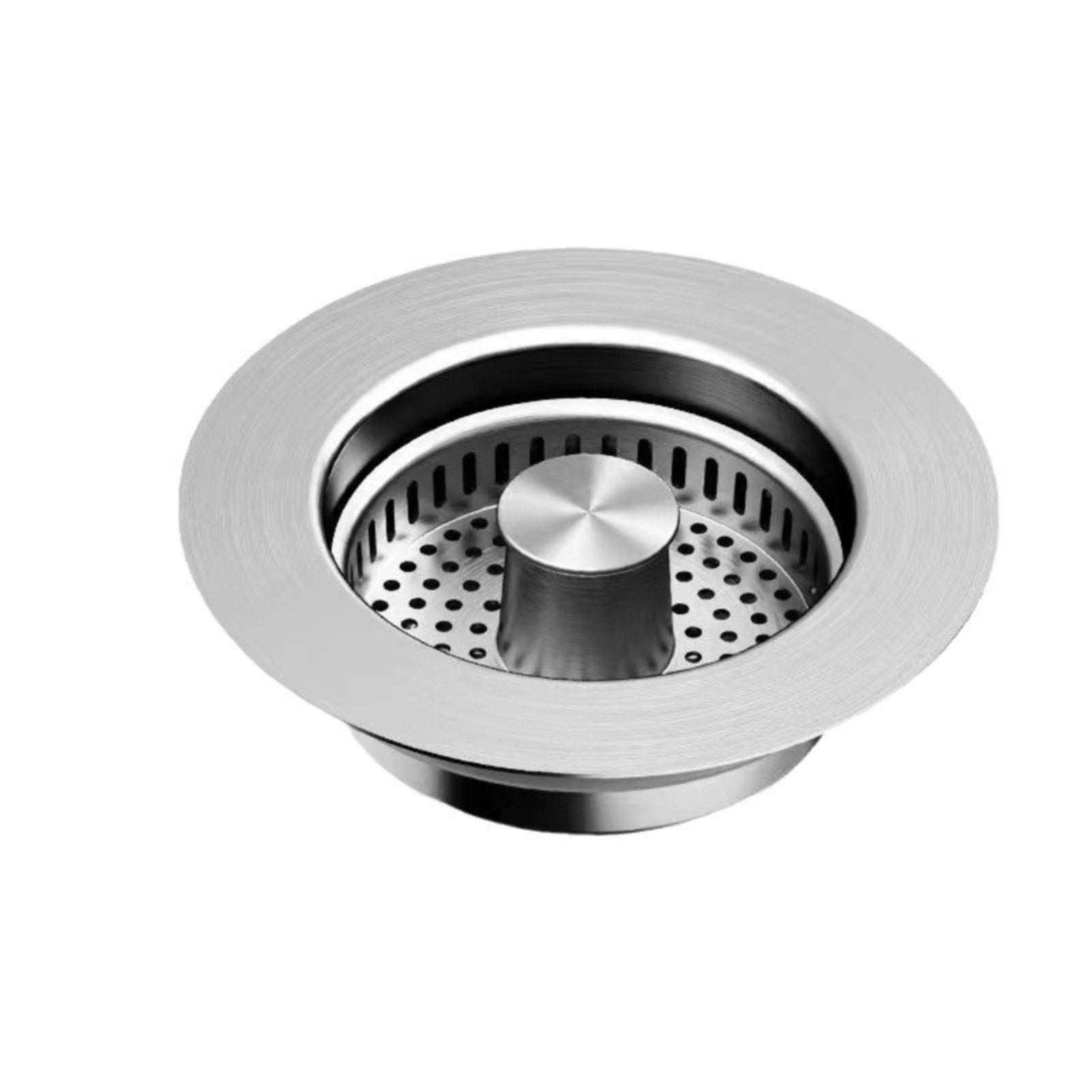 XUYAN Kitchen Sink Drain Strainer Stainless Steel Up Sink Stopper Anti