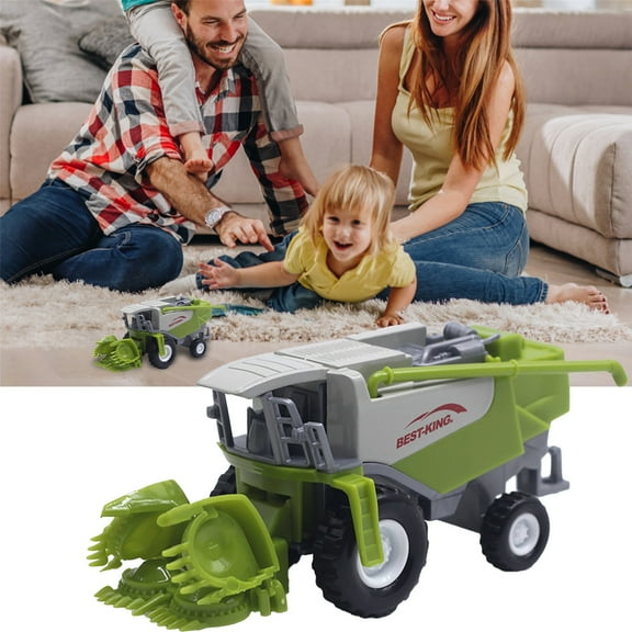 XUYAN Miniature Agricultural Harvester Farm Tractor Model Boys Toy Birthday Gift Educational Toy for Outdoor and Indoor Fun