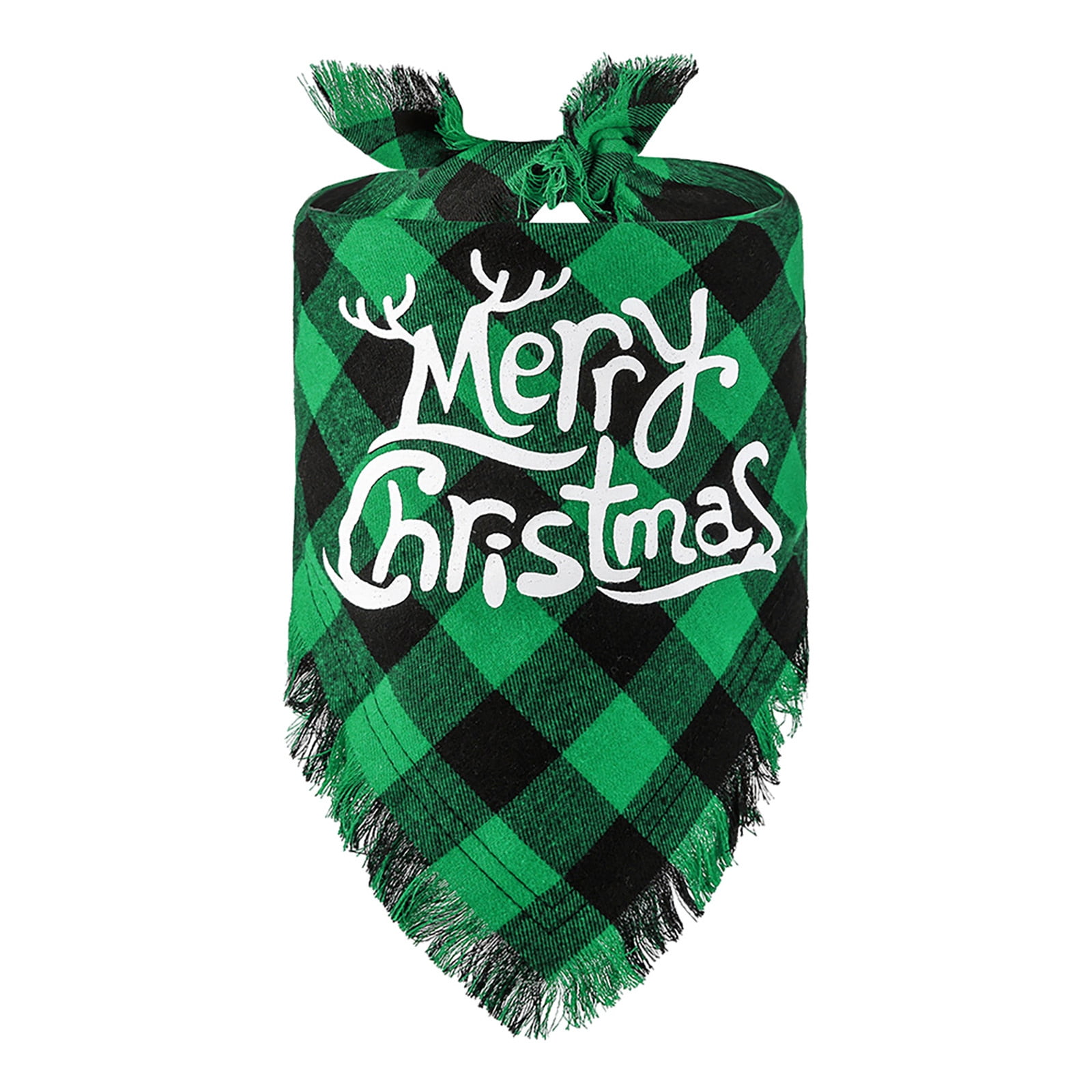 XUYEEYUAN Christmas Pet Scarf Triangle Bib Bandana Dog Burp Cloth Cat