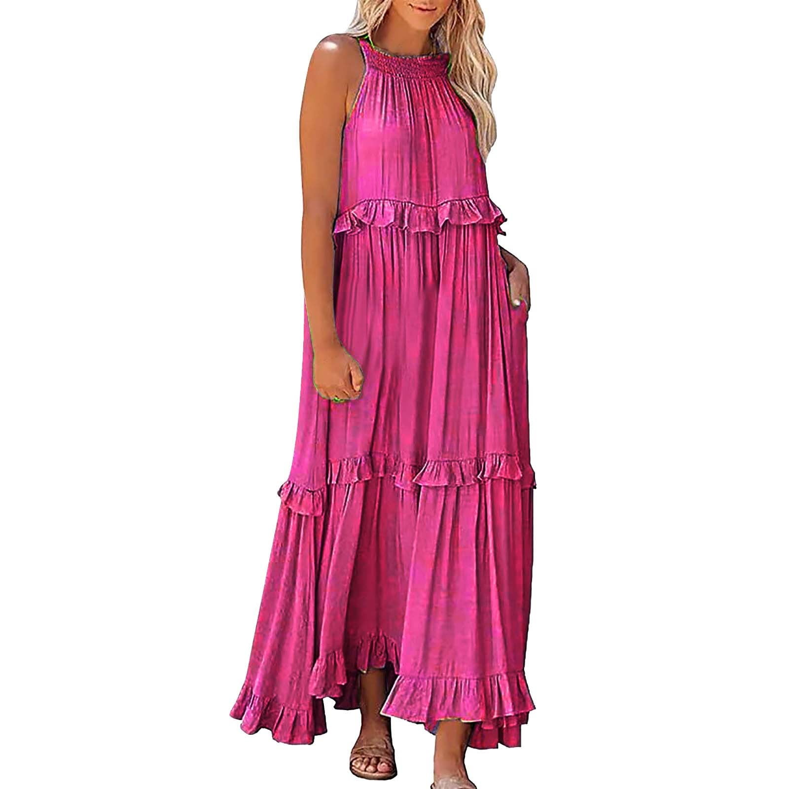 hot pink beach bridesmaid dresses Navy Blue