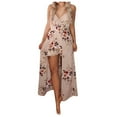 XVJRHAK Women Summer Sleeveless Flower Party Jumpsuit Playsuit Beach