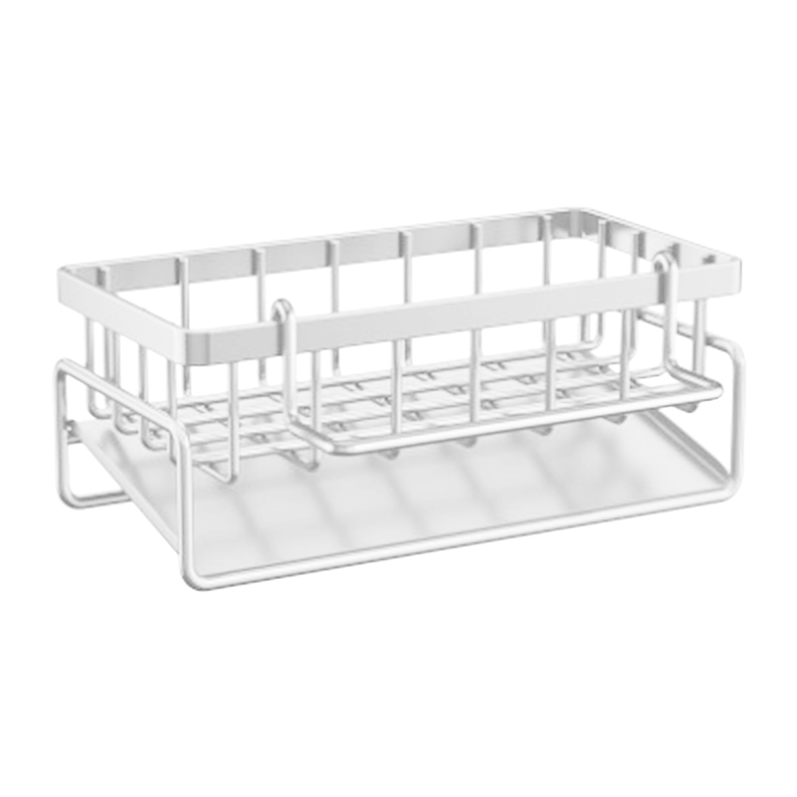 XVSSAA Poward Band Rod Shelf Drainer Steel Storage Rack Kitchen Drainer
