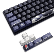 XVX PBT Keycaps, Keycaps 75 Percent, Blue Cherry Profile Keycaps, Dye Sub  Keyboard Keycaps for Cherry Gateron MX Switches Mechanical Keyboard