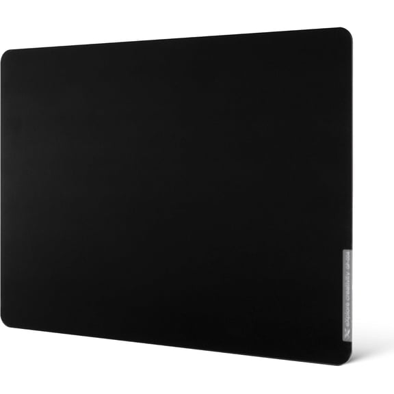 XVX Black Glass Mousepad 4.0, Hard Pad for Gaming, Ultra-Smooth -Etched Surface Mat with Non-Slip Rubber Base(410mm*310mm)