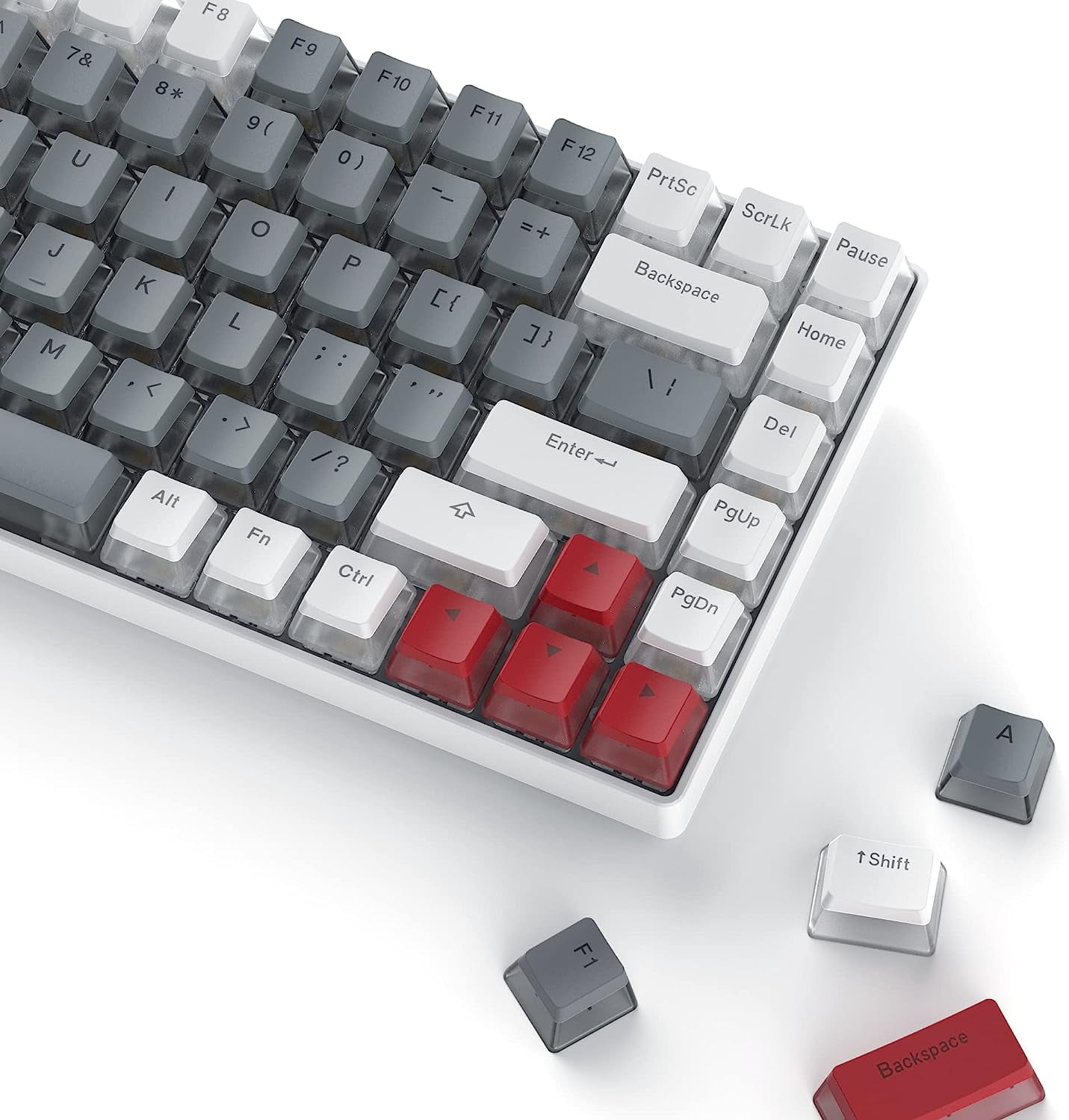 XVX Pudding Keycaps - PBT Keycaps, 165 Keys Keyboard Keycaps, OEM ...