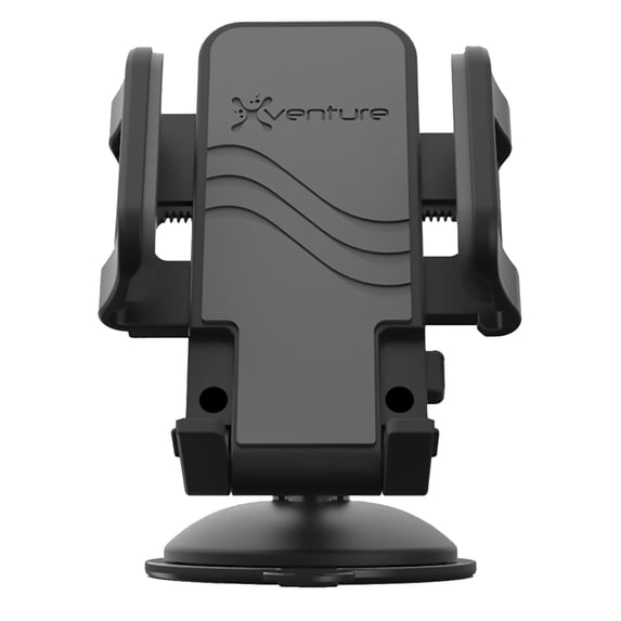 XVenture Griplox Waterproof Suction Cup Boat Phone Mount, Marine Phone Holder with Adjustable Arms, One-Touch Lock, Flip-Out Support, Secure Dashboard & Console Mount