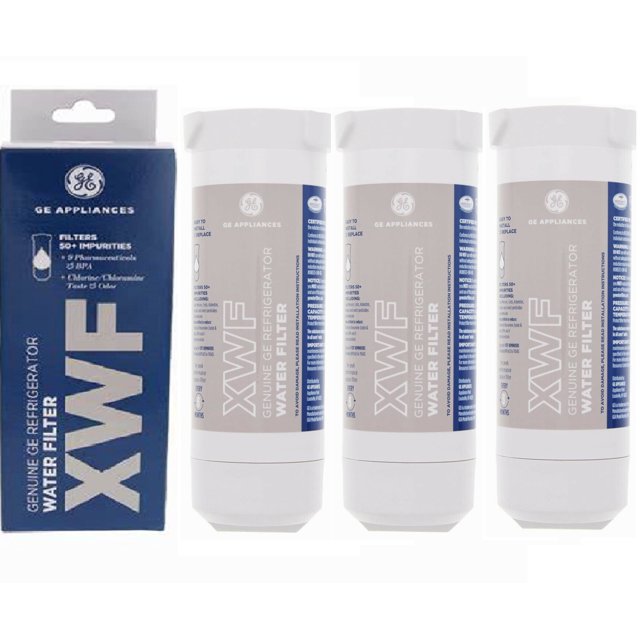 XWF Compatible Refrigerator Water Filter Pack of 3 Filters for Fresh