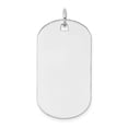 thumbnail image 1 of XWM620-18 14K White Gold Plain 0.018 Gauge Engraveable Dog Tag Disc Charm, 1 of 1