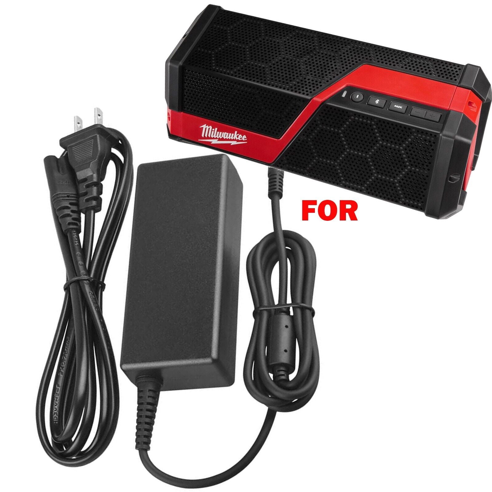 XWNV 18V AC Adapter For Milwaukee 2891-20 M18/M12 Wireless Jobsite Speaker 23-81-0155